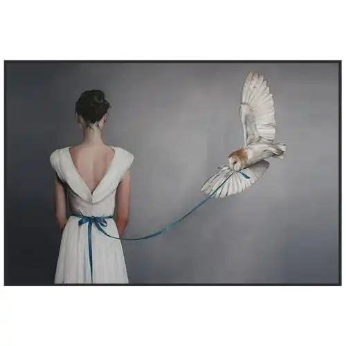 鸽子情缘卧室床头装饰画北欧现代时尚艺术房间现代装饰画