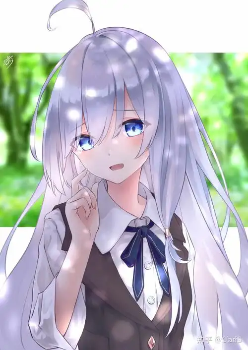 银色头发蓝色眼睛还是紫色眼睛的日漫女生叫什么? - 知乎