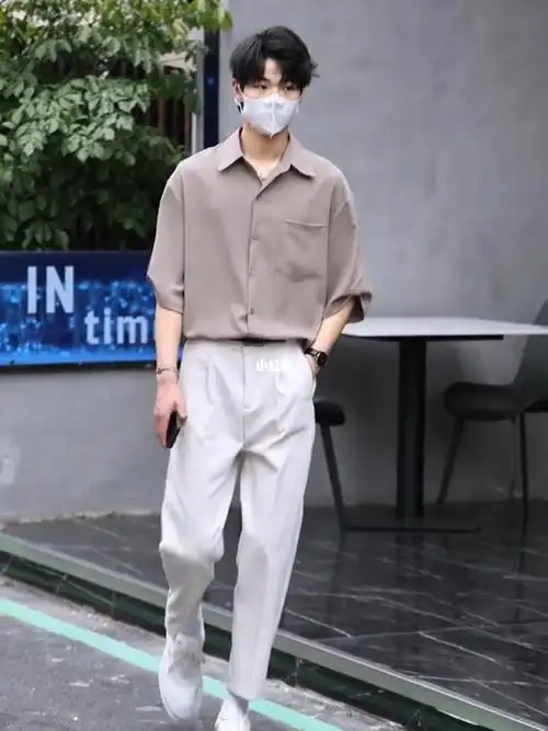 干净男生夏季穿搭高级感穿搭禁欲系穿搭