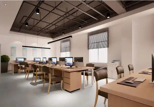 电子商务办公室装修设计电子商务公司装修效果图