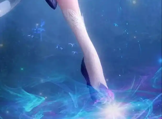 斗罗阿银的壁纸来袭蓝银白袜衬得腿修长不过上面出现破洞