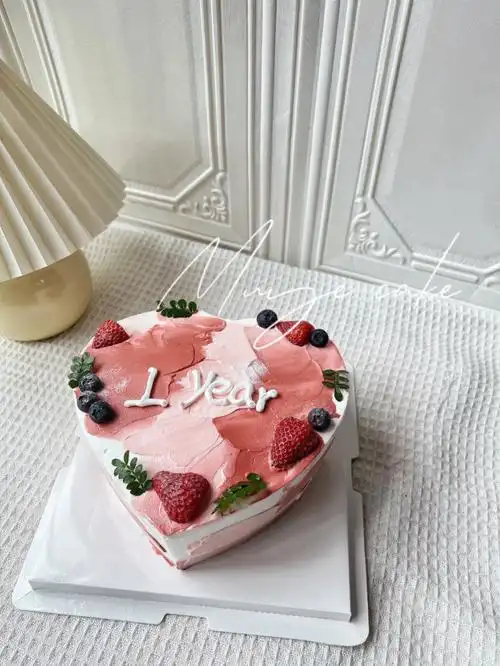 6寸爱心蛋糕爱情