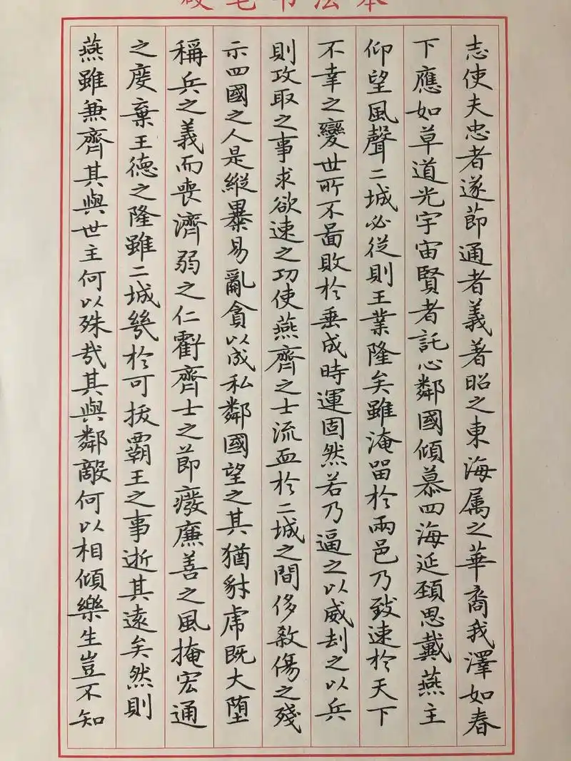 硬笔临王羲之小楷《乐毅论》3,4完结.#硬笔书法 #手写 # - 抖音