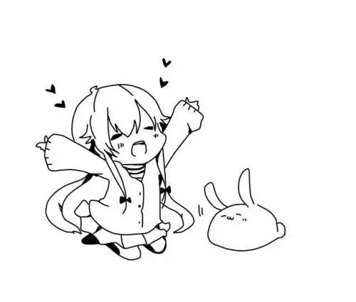 q版动漫二次元简笔画