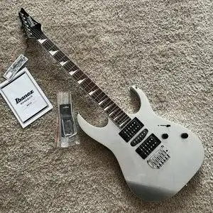 正品行货 ibanez 依班娜 艾宾斯 grg170dx 小双摇电吉他 24品银色