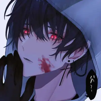 帅气精致男生手绘动漫酷炫头像