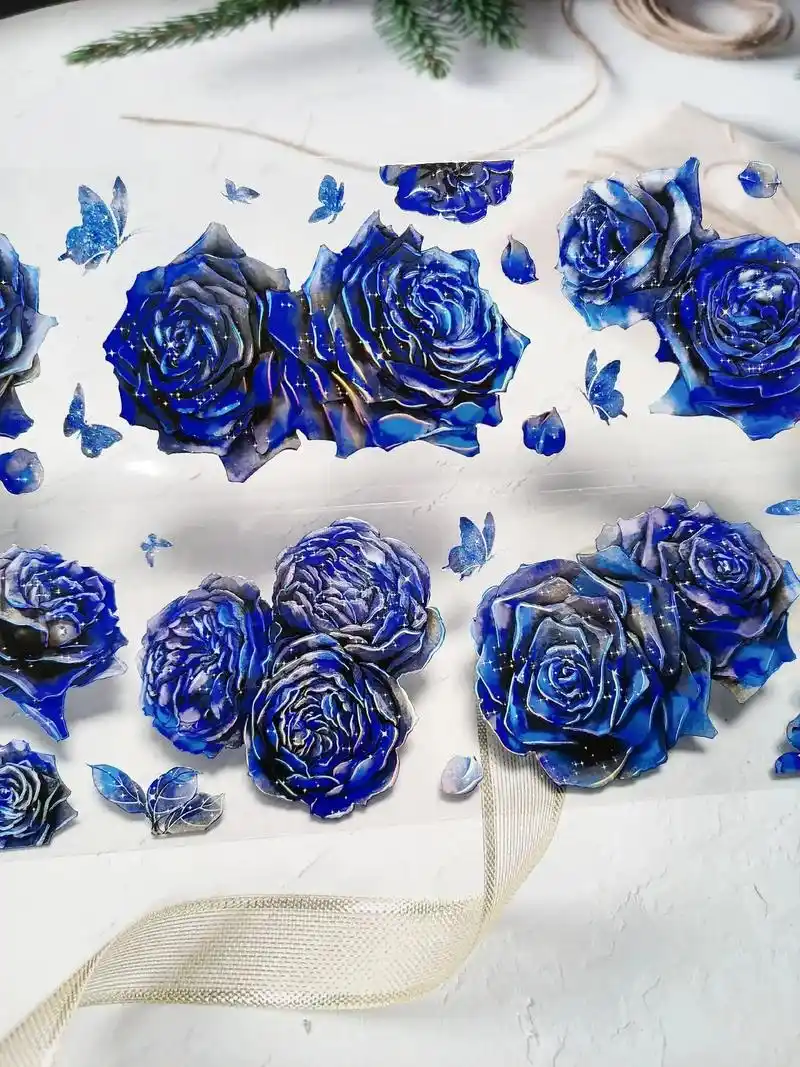 星空玫瑰 6.5*100cm 炫彩材质 特材区域不是很多 低 - 抖音