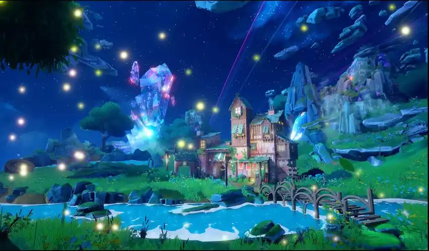 【ue5】风格化建筑_游戏场景_全流程练习_地编作品