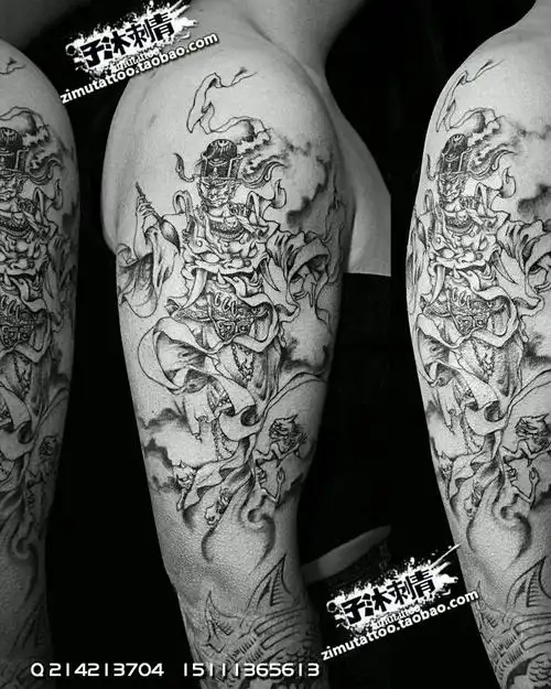 判官_纹身图案手稿图片_长沙08子沐的纹身作品集