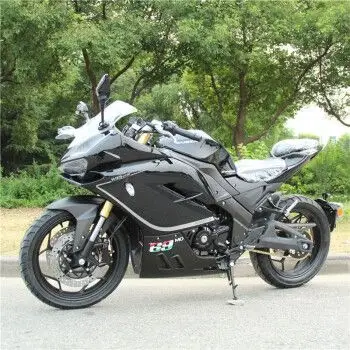 蛟龙400cc摩托车跑车双缸水冷重机车公路赛趴赛国四电喷可上牌黑色