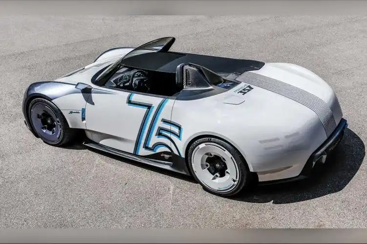 保时捷展示 vision 357 speedster 概念跑车 – 随客网