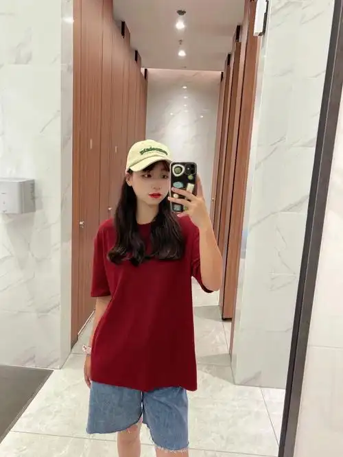 cityboy酷酷的纯色t恤推荐搭配红色篇