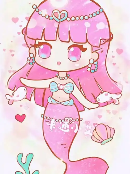 画双鱼座美人鱼公主#双鱼座  #美人鱼  #小红书成长助手  @原创为卡通