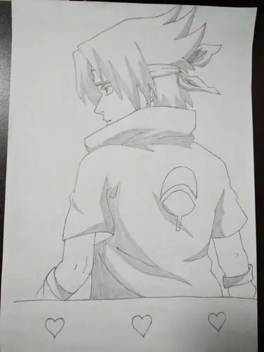 手绘火影忍者佐助篇