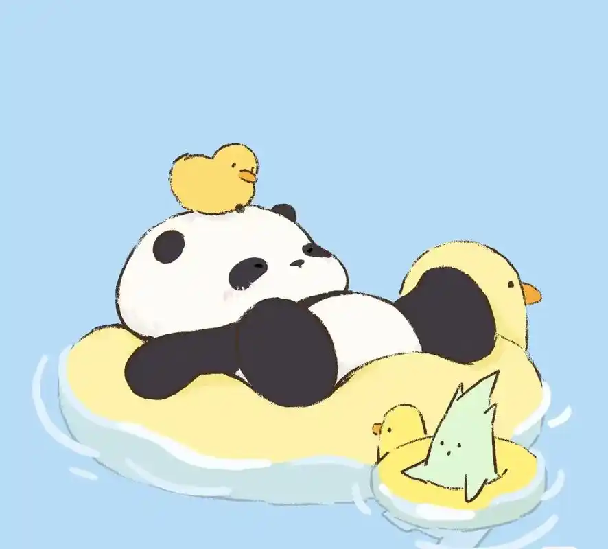 爱了爱了～#卡通头像 #大熊猫 # - 抖音