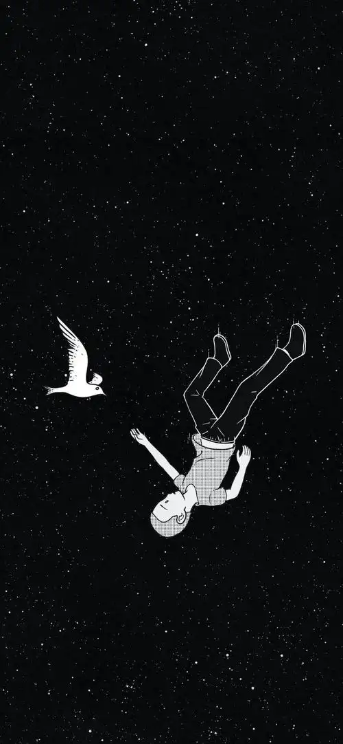 壁纸|黑色文字性简约壁纸图