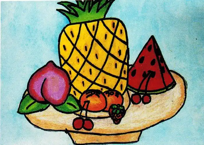 中国美院美术考级水粉画考级一级初级示范图例