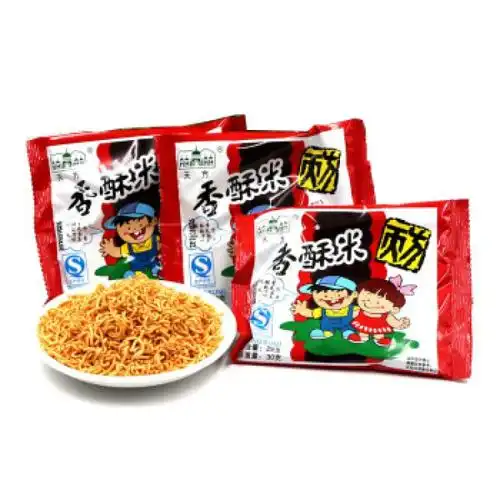 天方香酥米方便面麻辣快食面香酥米干脆面干吃面麻辣休闲品尝装1小袋