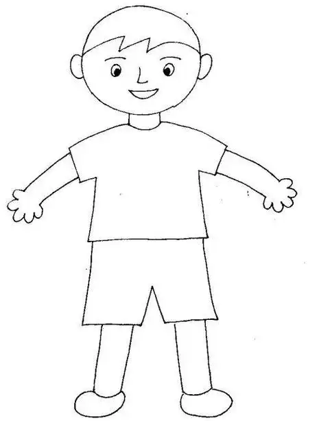 画一个好朋友的简笔画 简笔画图片大全-普车都