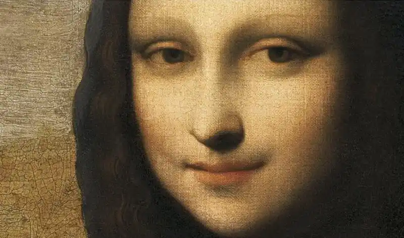 达芬奇有年轻版蒙娜丽莎大图