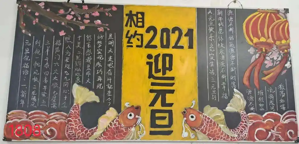 《相约2021》主题黑板报评比活动