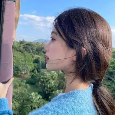 漂亮美女侧脸头像图片,女生头像图片