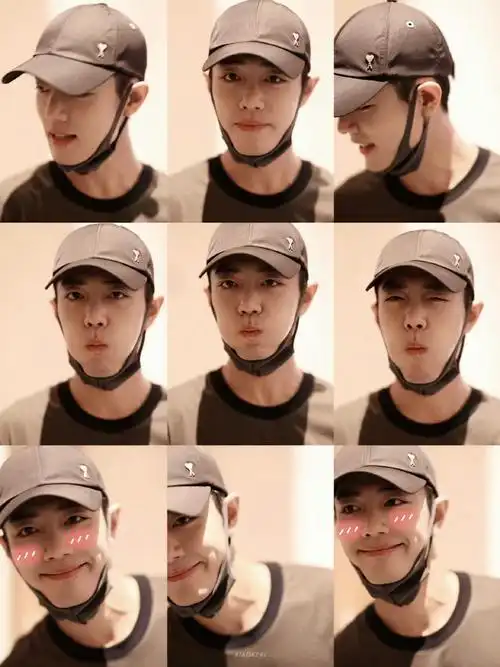 肖战#嘟嘟嘴卖萌的阿战 可可爱爱!