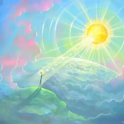 分享高频疗愈图78沐浴在爱的光芒中