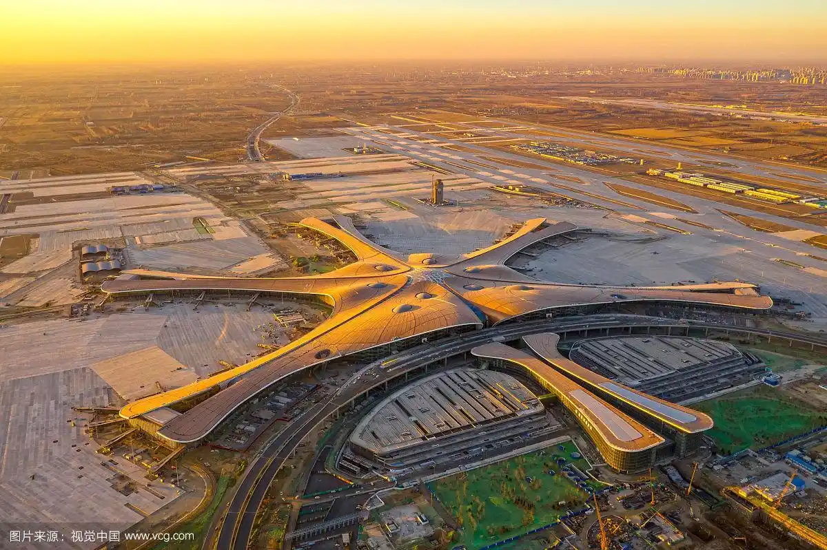 航拍北京大兴国际机场