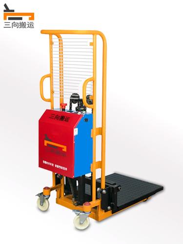 电动升降叉车小型手推搬运车堆高车改装半电动装卸叉车微型升高车