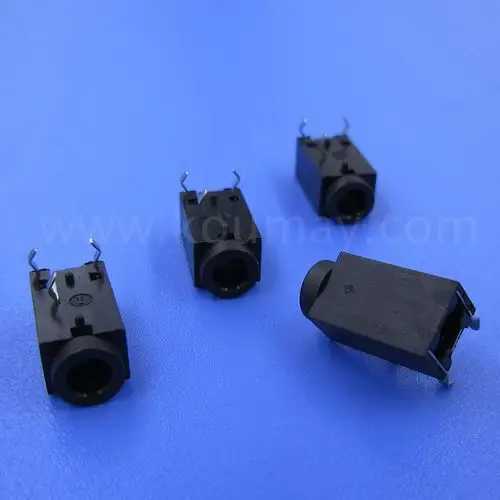 5mm转接头耳机插座接口pj-366 长3/4脚 二极三极母座