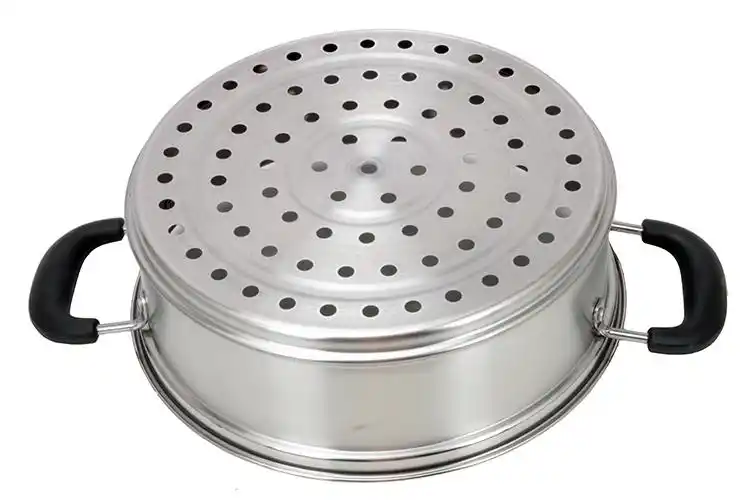 笼屉凹口加厚加高不锈钢蒸格蒸笼16-24cm奶锅蒸锅蒸格