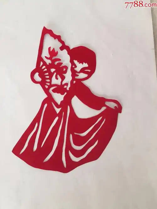 纯手工民族舞蹈剪纸