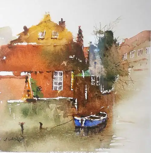 欧洲随笔【梁修熙·旅欧小幅水彩写生展】