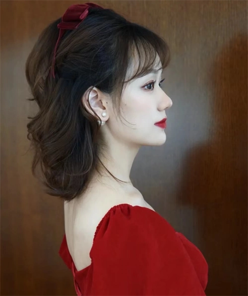 短发新娘敬酒发型 端庄优雅巨巨迷人_场合发型 - 美发站