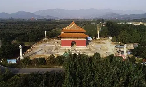 清东陵景陵大碑楼修复工作进展顺利(组图)