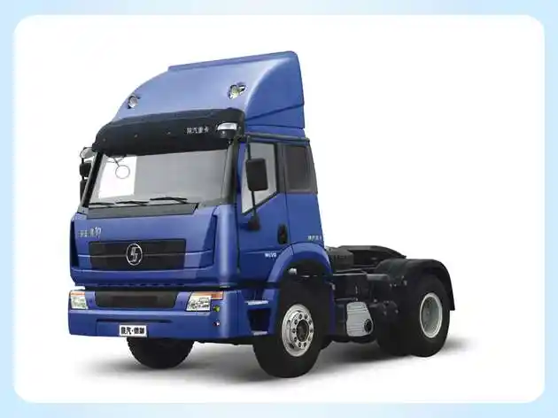 德御4x2牵引头蓝色