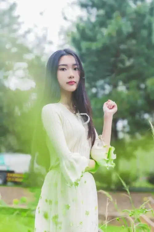 森林少女唯美日系小清新人像摄影