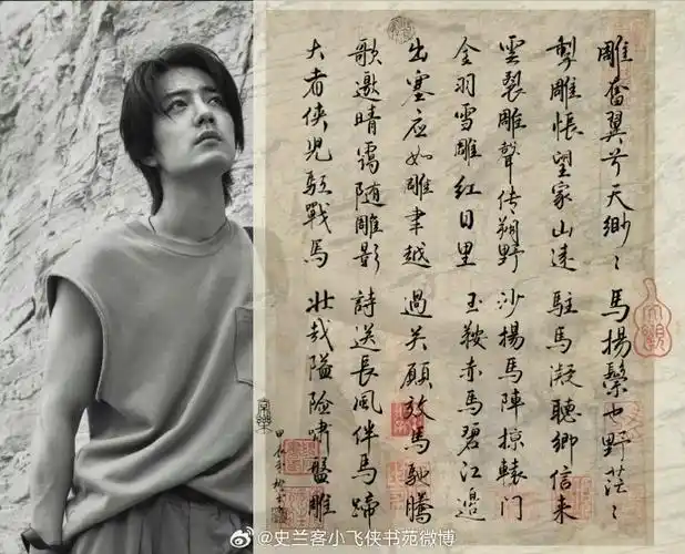 肖战粉丝写诗词##和肖战一起成为更好的自己##肖战米兰时装周