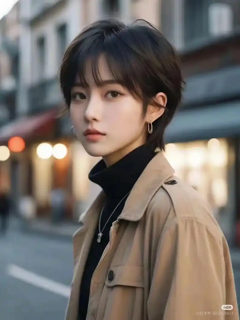 减龄并且清纯活力 很多人追问发色搭配这款短发真的太好看了不挑#挂耳