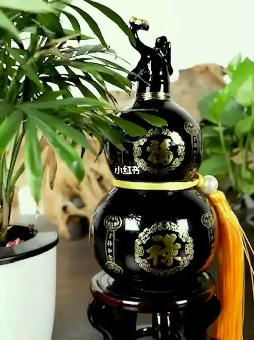 泰山墨玉葫芦招财纳福保平安