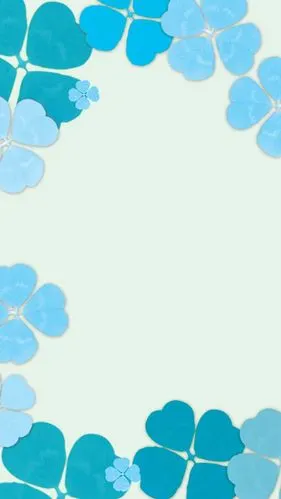 绿色文艺四叶草商业psd分层h5背景素材