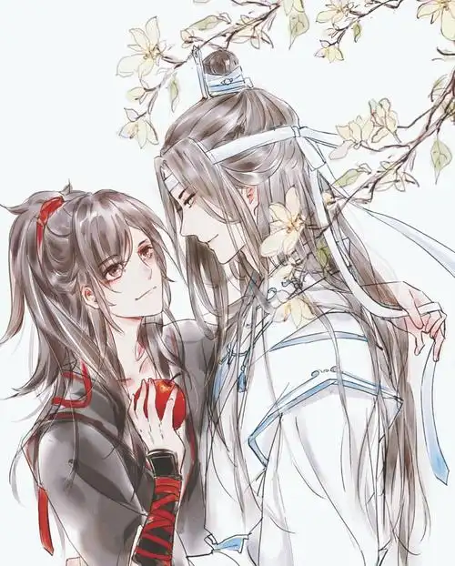 魔道祖师唯美图赏:我很好,我想该睡觉了,熬夜不好,想你也不好