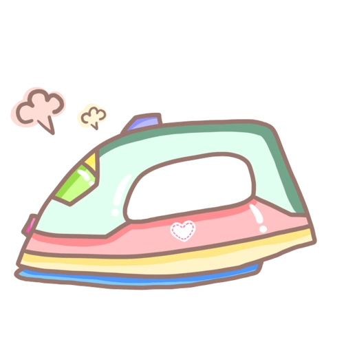 熨斗 可爱卡通图案 萌 q版风格