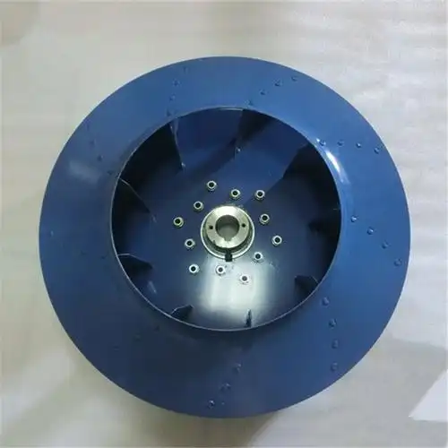 供应高pin质4-72离心插片铆接中压风机后倾吸尘吸烟风叶风轮叶轮