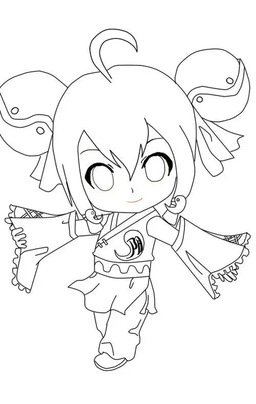 动漫人物简笔画新手 简笔画图片大全-蒲城教育文学网