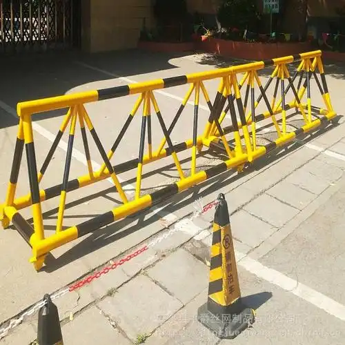 学校门口防撞栏杆a防爆移动隔离栏杆a三角形拒马护栏