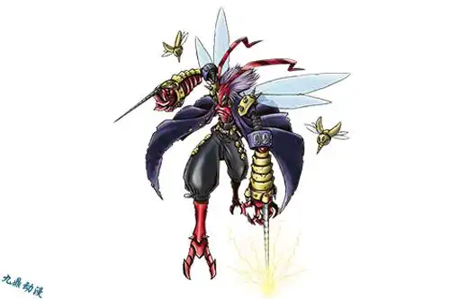 我们都知道麻鹰兽的成熟期是亚古拉兽(天鹰兽),在数码宝贝05中,大门知