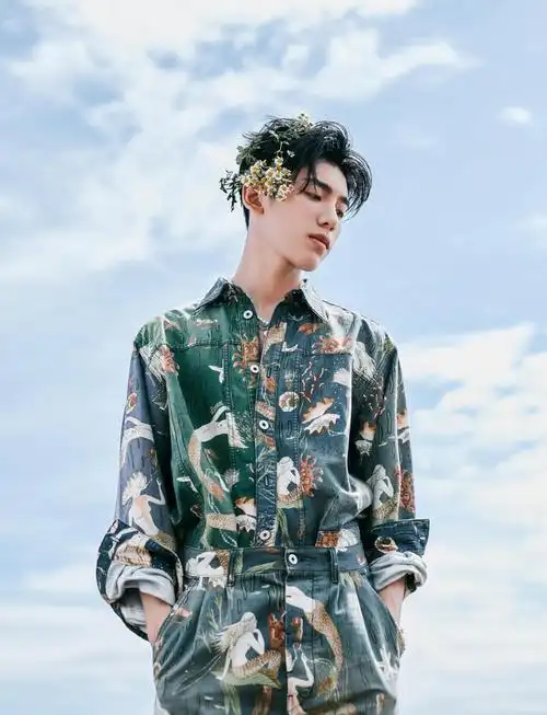 王子异夏日海岛清新帅气写真,图片大全,高清,图库-回车桌面