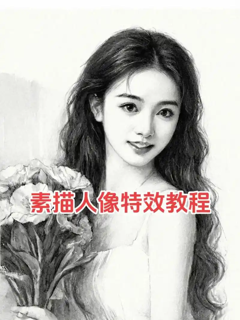 素描人像特效上传照片一键生成